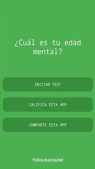 Play Test: ¿Cuál es tu edad mental? and enjoy Test: ¿Cuál es tu edad mental? with UptoPlay Play Test: ¿Cuál es tu edad mental? and enjoy Test: ¿Cuál es tu edad mental? with UptoPlay