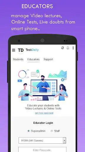 Play TestDaily :Online Education platform, Learning app as an online game TestDaily :Online Education platform, Learning app with UptoPlay