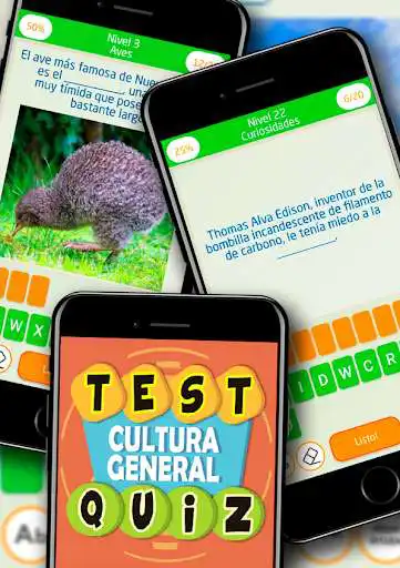 Play Test de preguntas. Quiz aprender cultura general  and enjoy Test de preguntas. Quiz aprender cultura general with UptoPlay