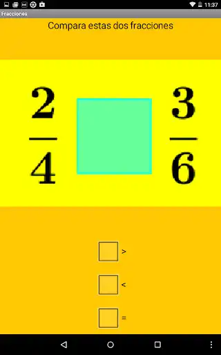 Play Test fracciones