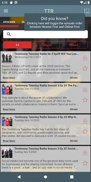 Play Testimony Tuesday Radio as an online game Testimony Tuesday Radio with UptoPlay