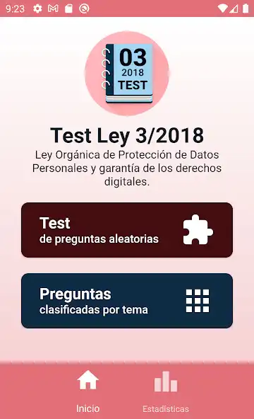 Play Test Ley Protección de Datos  and enjoy Test Ley Protección de Datos with UptoPlay