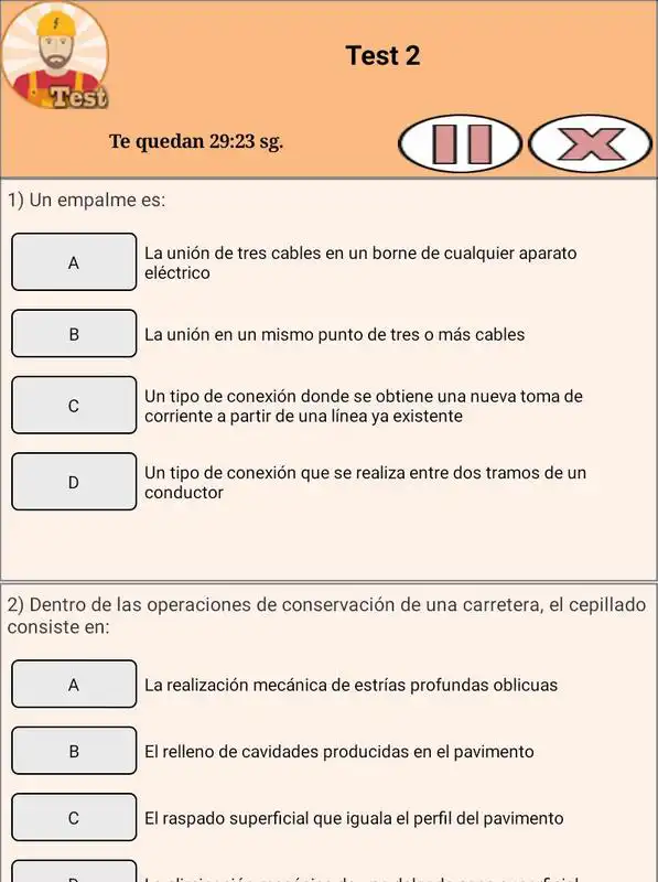 Play TestOpos Mantenimiento y Oficios