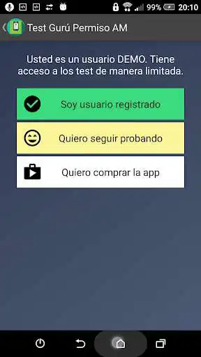 Play APK Test Permiso AM 2.021. Test Guru.  and enjoy Test Permiso AM 2.021. Test Guru. with UptoPlay com.basetec.perm_am
