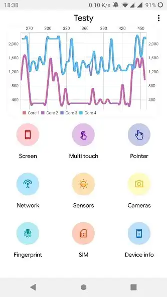 Play Testy: Test your phone  and enjoy Testy: Test your phone with UptoPlay