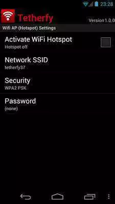 Play Tetherfy(WiFi Tether w/o Root)