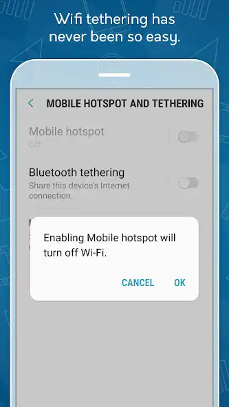 Play Tethering for WiFi Master Key