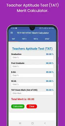Play TET TAT HTAT Merit Calculator as an online game TET TAT HTAT Merit Calculator with UptoPlay