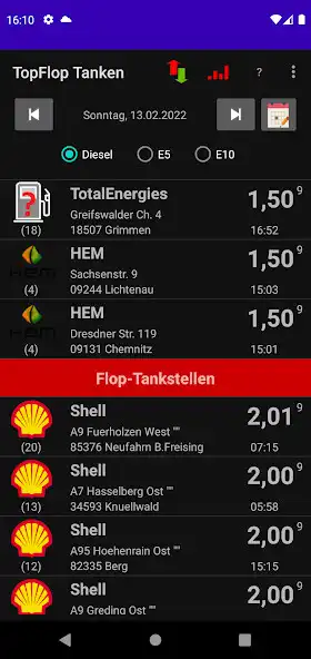 Play Teuerste/billigste Tankstellen as an online game Teuerste/billigste Tankstellen with UptoPlay