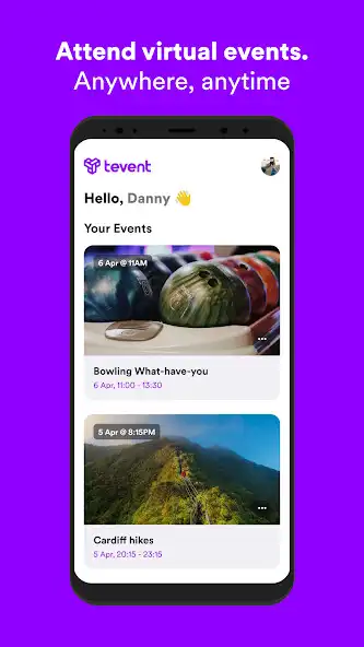 Play Tevent: Attend Virtual Events  and enjoy Tevent: Attend Virtual Events with UptoPlay