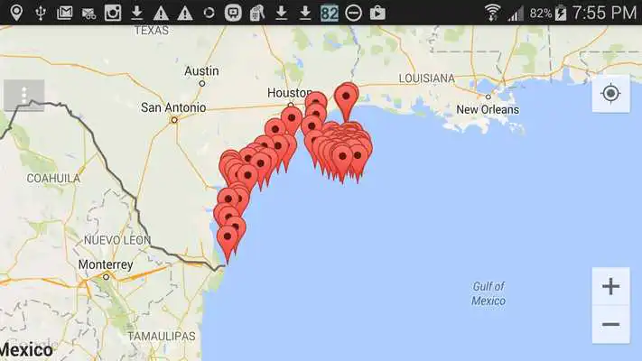 Play Texas Fishing Reef Maps