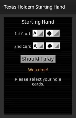 Play Texas Holdem Starting Hand