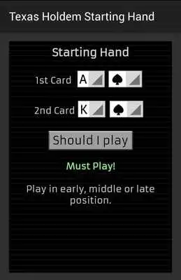 Play Texas Holdem Starting Hand
