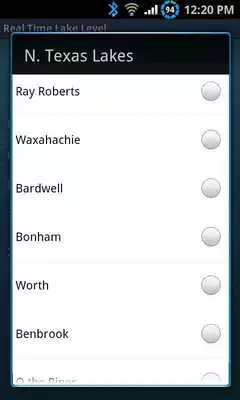 Play Texas Lake Levels