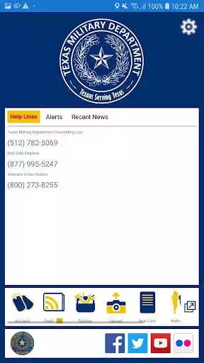 Play Texas Military Department App as an online game Texas Military Department App with UptoPlay