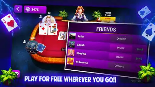 Play Texas Poker Free as an online game Texas Poker Free with UptoPlay