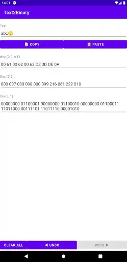 Play Text 2 Binary as an online game Text 2 Binary with UptoPlay
