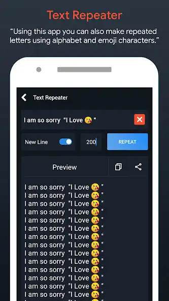 Play Text Bomber - Text Repeater  and enjoy Text Bomber - Text Repeater with UptoPlay