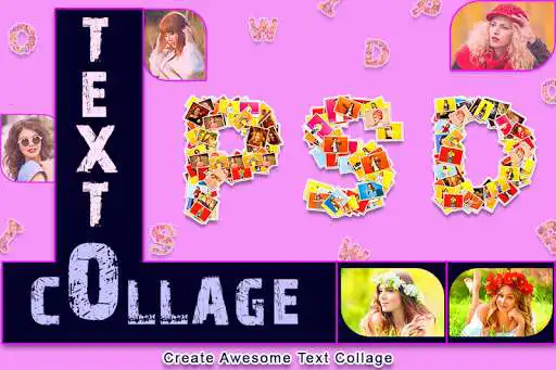 Play Text Collage Maker as an online game Text Collage Maker with UptoPlay