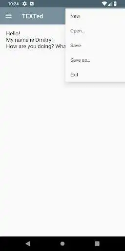 Play TEXTed - simple text editor as an online game TEXTed - simple text editor with UptoPlay