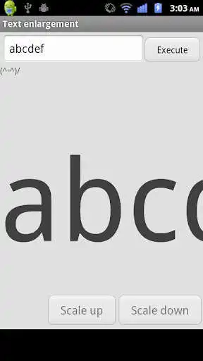 Play APK Text enlargement  and enjoy Text enlargement with UptoPlay net.mbtl.apk.TextBigSmall