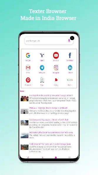 Play Texter Browser : Browser app for android  and enjoy Texter Browser : Browser app for android with UptoPlay