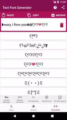 Play Text Font Generator, Encode Messages