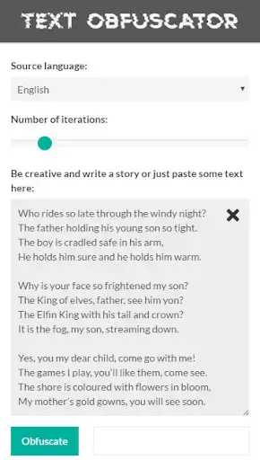Play Text Obfuscator and enjoy Text Obfuscator with UptoPlay Play Text Obfuscator and enjoy Text Obfuscator with UptoPlay
