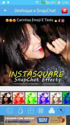 Play Texto Na Foto Efeito SnapChat