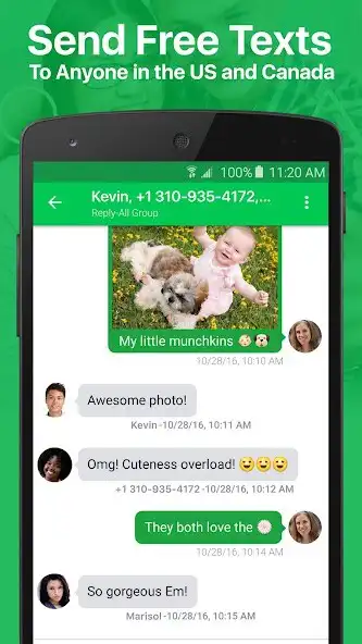 Play textPlus: Text Message + Call  and enjoy textPlus: Text Message + Call with UptoPlay
