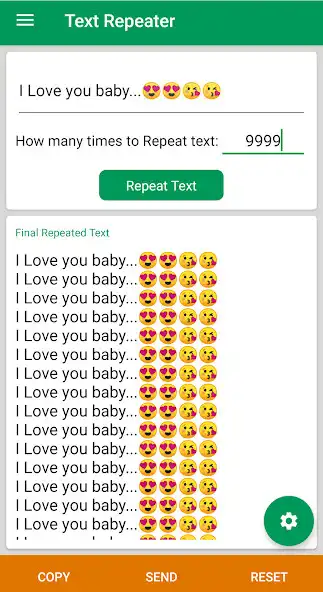Play Text Repeater: Repeat text 10K  and enjoy Text Repeater: Repeat text 10K with UptoPlay