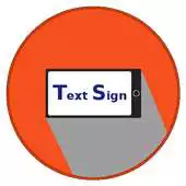 Free play online Text Sign APK