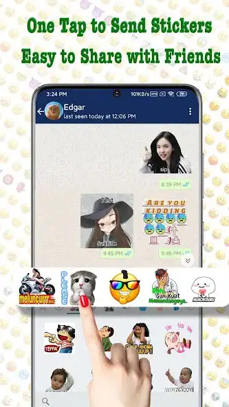 Play TextSticker for WAStickerApps  and enjoy TextSticker for WAStickerApps with UptoPlay