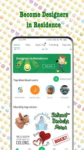 Play TextSticker for WAStickerApps as an online game TextSticker for WAStickerApps with UptoPlay