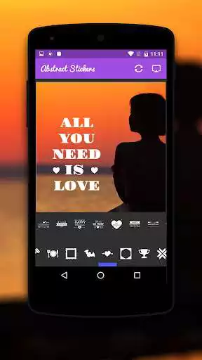 Play Text sticker on Photos: Make beautiful photos  and enjoy Text sticker on Photos: Make beautiful photos with UptoPlay