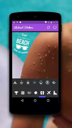 Play Text sticker on Photos: Make beautiful photos as an online game Text sticker on Photos: Make beautiful photos with UptoPlay