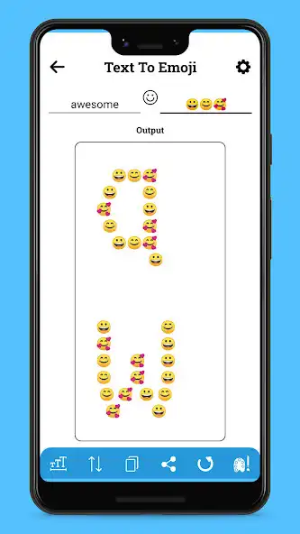 Play Text To Emoji Converter as an online game Text To Emoji Converter with UptoPlay