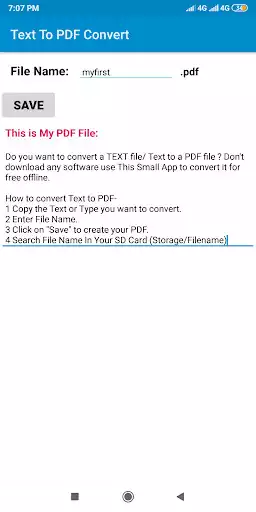 Play Text To Pdf Converter as an online game Text To Pdf Converter with UptoPlay