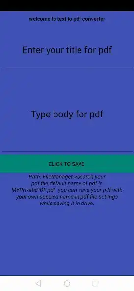 Play Text to pdf  and enjoy Text to pdf with UptoPlay