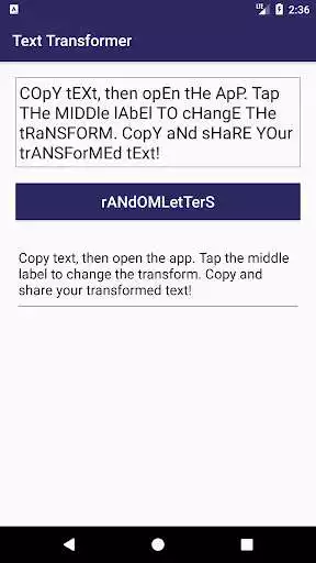 Play Text Transform as an online game Text Transform with UptoPlay