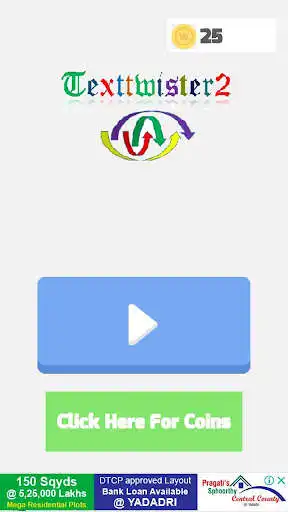 Play Text Twist 2 - A Word Game  and enjoy Text Twist 2 - A Word Game with UptoPlay