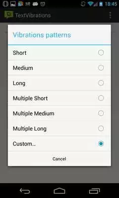 Play Text Vibrations