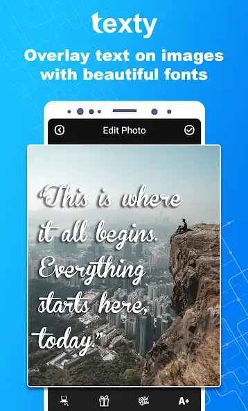 Play Texty - Text On Photo  Text Photo Editor  and enjoy Texty - Text On Photo  Text Photo Editor with UptoPlay