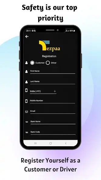 Play Tezpaa : Ride  Parcel App as an online game Tezpaa : Ride  Parcel App with UptoPlay