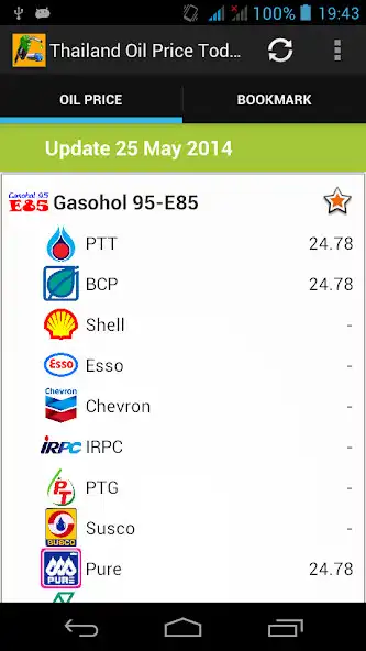 Play APK Thailand Oil Price Today  and enjoy Thailand Oil Price Today with UptoPlay com.snooker.thailand_oil