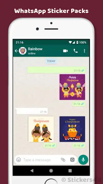 Play Thaipusam Greeting Stickers as an online game Thaipusam Greeting Stickers with UptoPlay