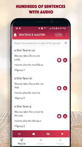 Play Thai Sentence Master as an online game Thai Sentence Master with UptoPlay