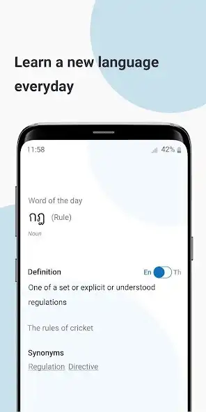 Play Thai word of the day - Daily Thai Vocabulary as an online game Thai word of the day - Daily Thai Vocabulary with UptoPlay