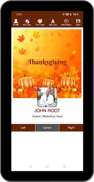 Play Thanksgiving card maker as an online game Thanksgiving card maker with UptoPlay