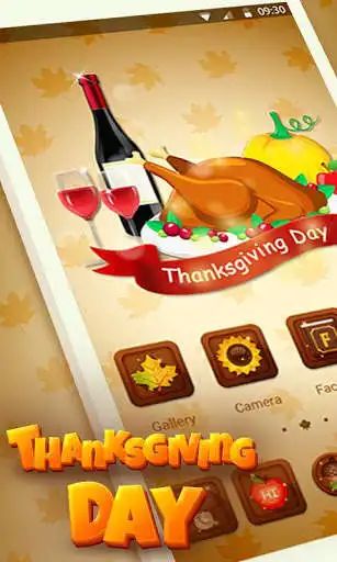Play APK Thanks Giving Day Go Launcher Theme  and enjoy Thanks Giving Day Go Launcher Theme with UptoPlay com.gau.go.launcherex